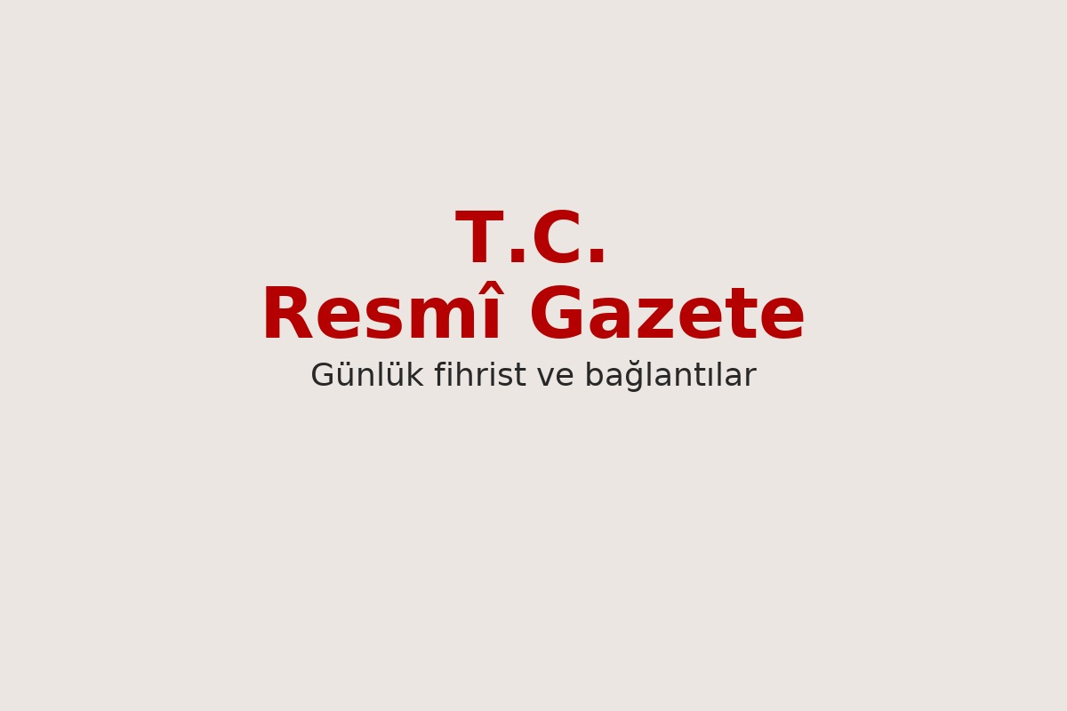 T.C. Resmî Gazete